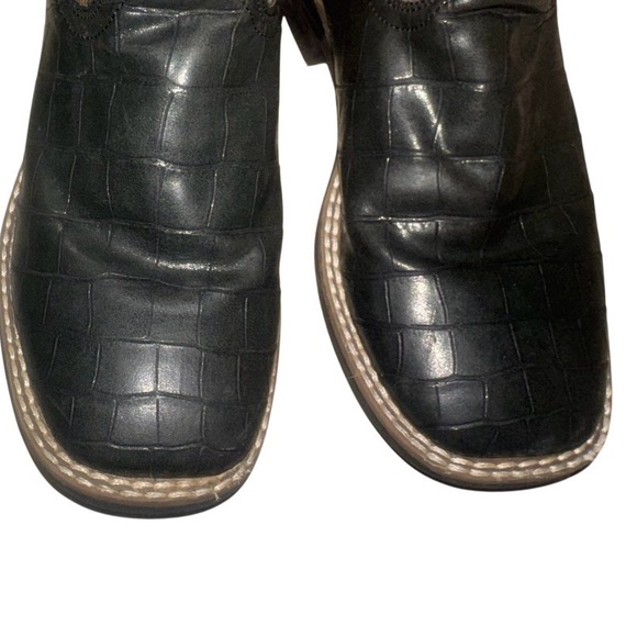 OLD WEST CROC cowboy western  boots boys size 3 - Picture 16 of 17